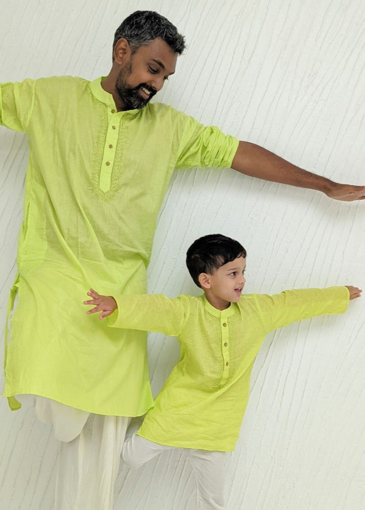 Embroidered Cotton Men&