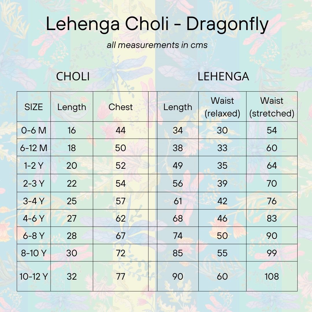 Cotton Malmal Lehenga Set | Dragonfly Neon