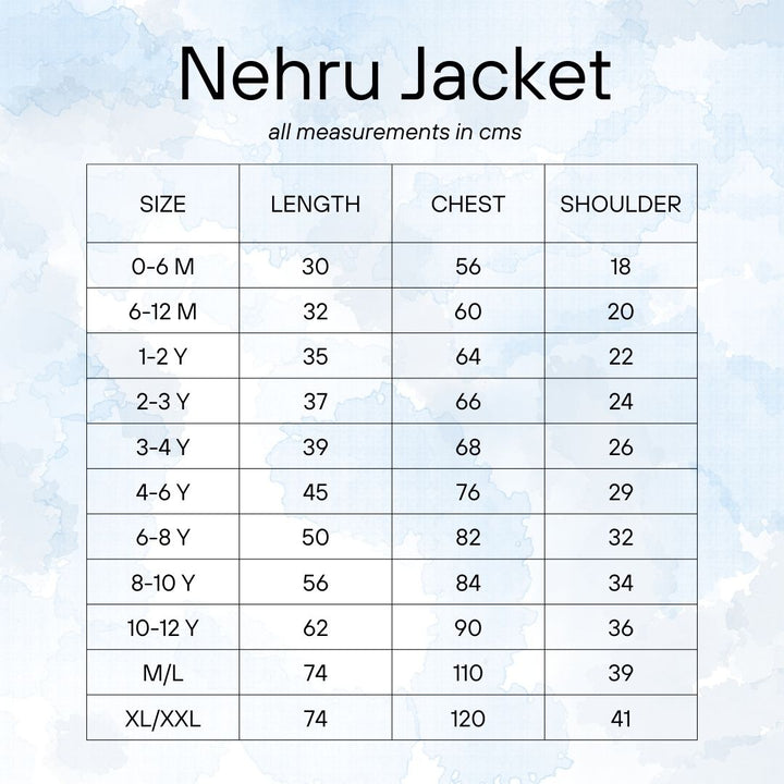 Cotton Nehru Jacket | Circus | Newborn to Adult