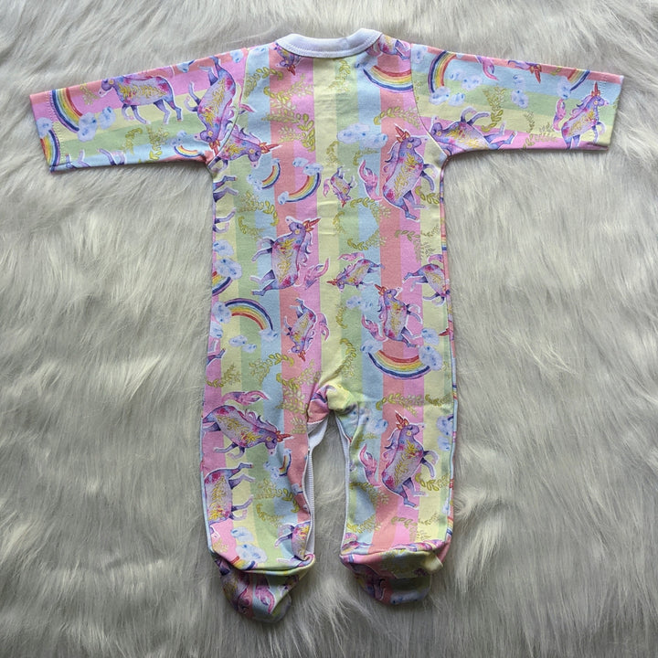 Baby Sleepsuit | Full Sleeve Romper | Rainbow Unicorn